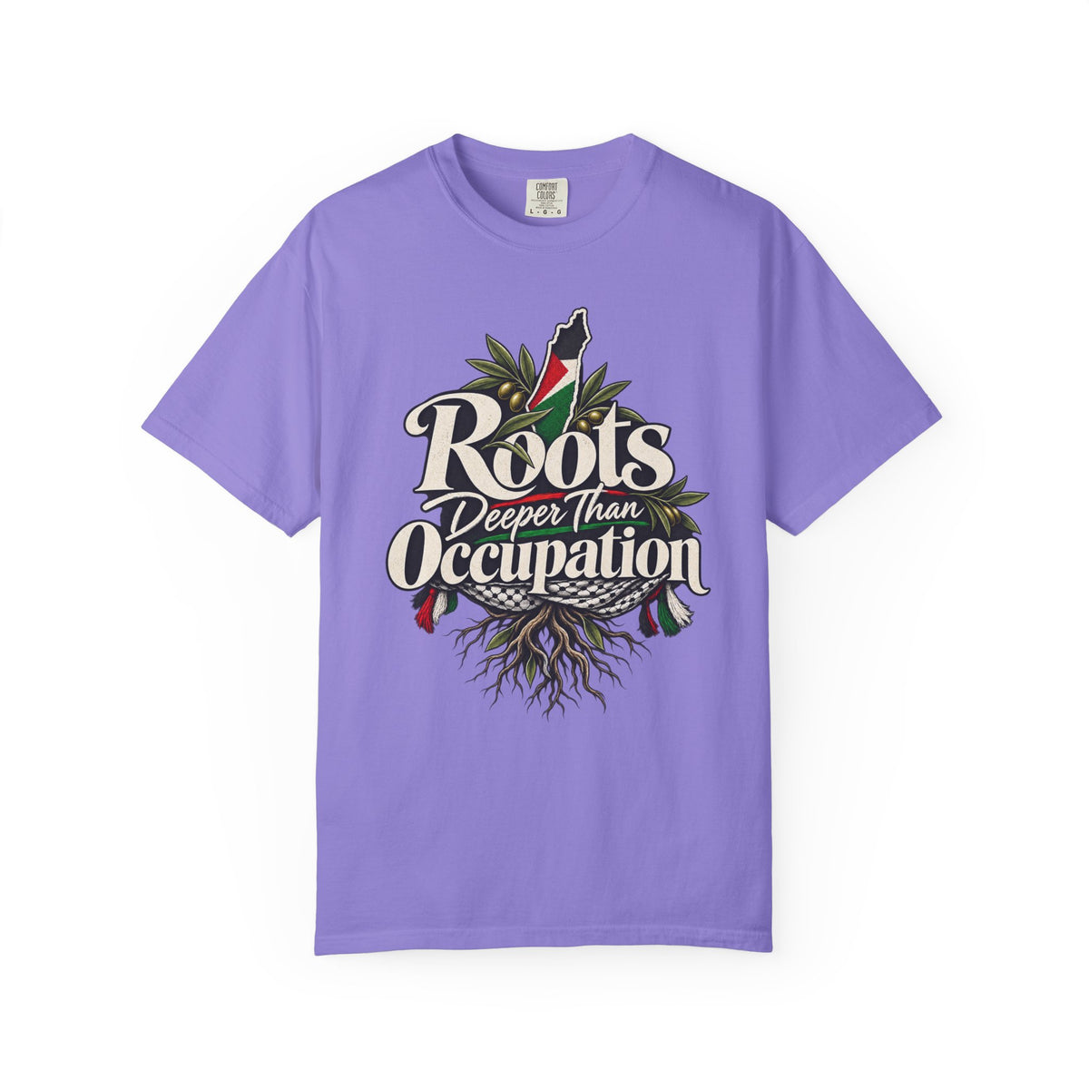 T-Shirt — "Roots Deeper Than Occupation" Heritage Graphic Tee