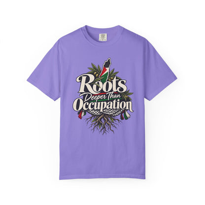 T-Shirt — "Roots Deeper Than Occupation" Heritage Graphic Tee