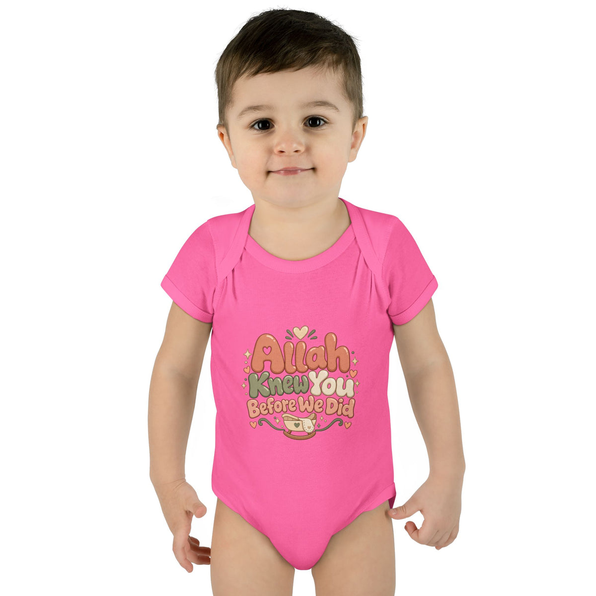 Infant Bodysuit – "Allah Knew You Before We Did" Muslim Baby Onesie