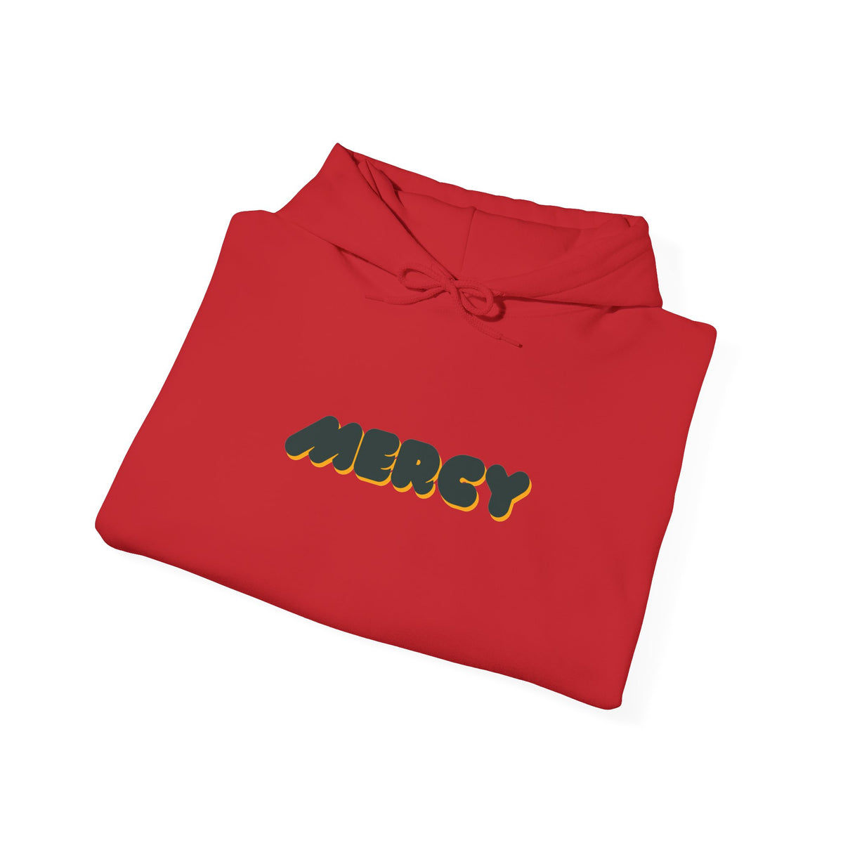 Mercy Retro Bubble Hoodie — Vintage-Inspired Mercy Graphic Sweatshirt