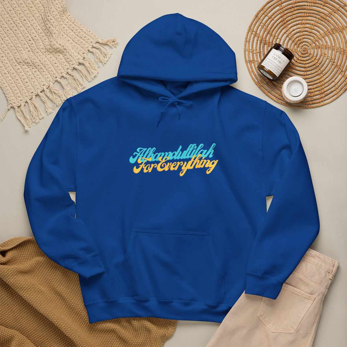 Hoodie – "Aloha Vibes Everyday" Retro Script Pullover