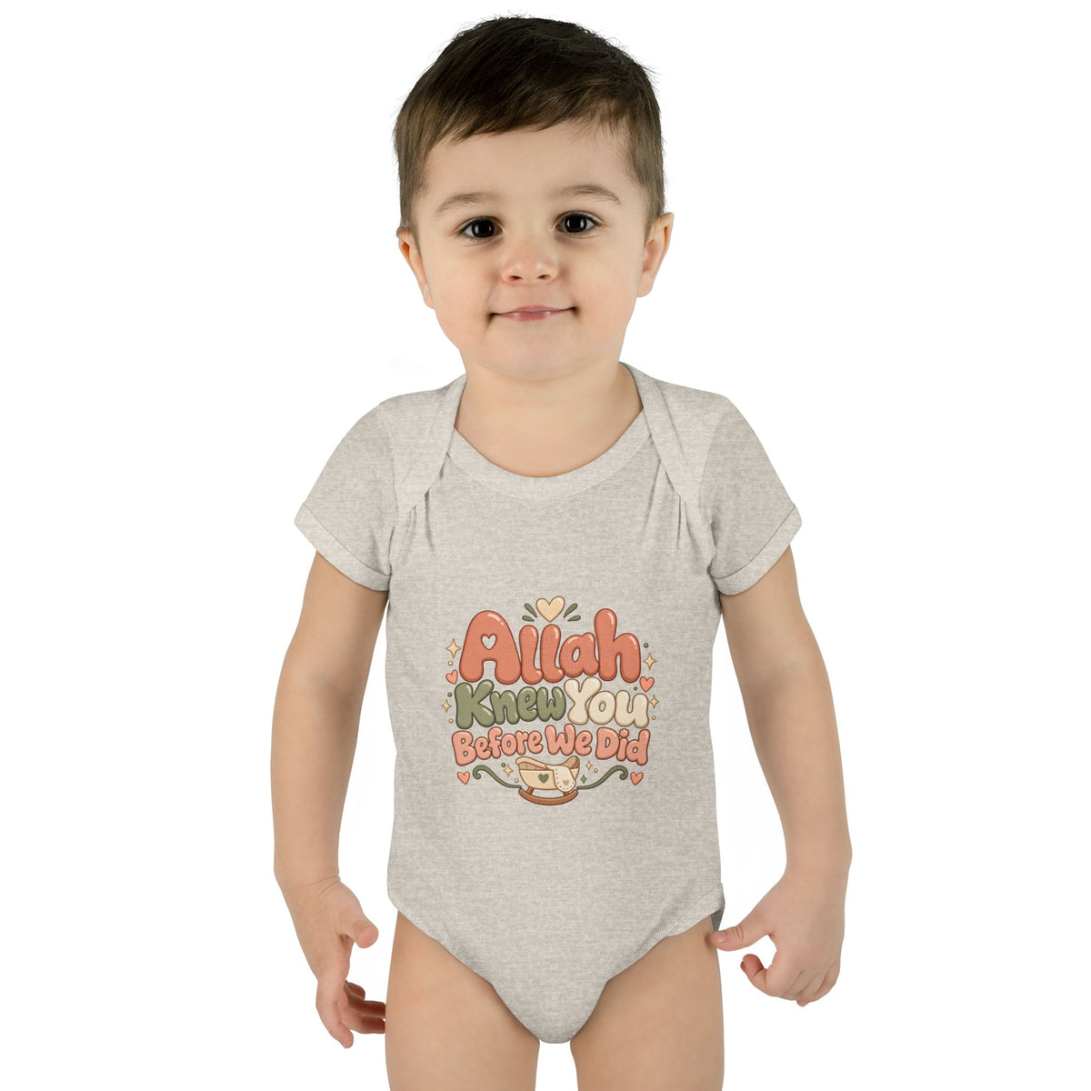 Infant Bodysuit – "Allah Knew You Before We Did" Muslim Baby Onesie