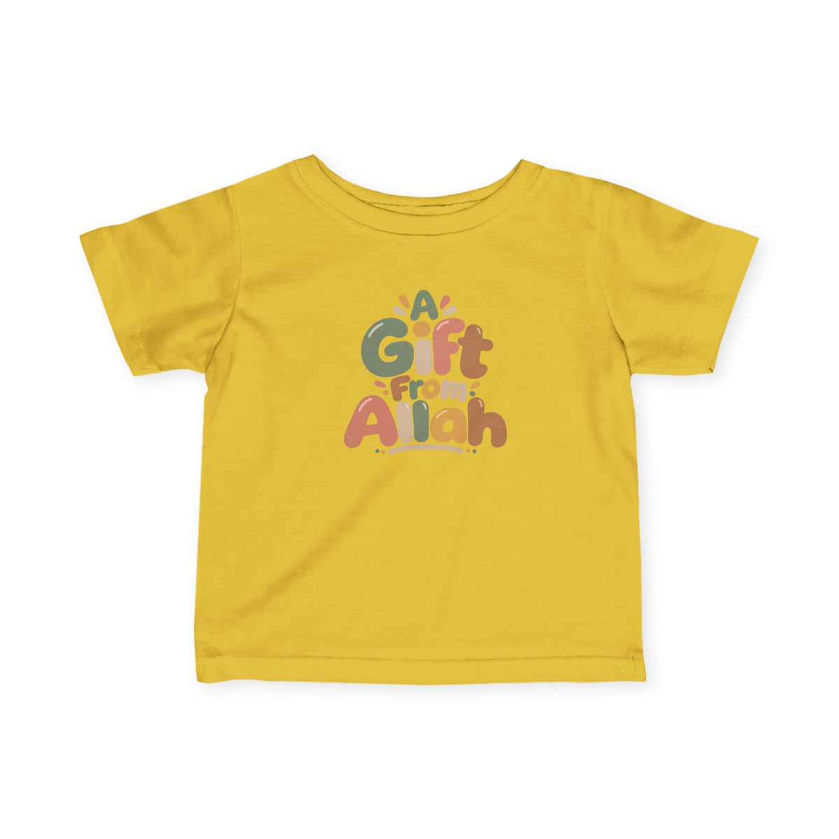 Infant Tee — "A Gift From Allah" Cute Islamic Baby Shirt