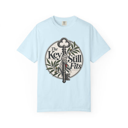 Key Still Fits T-Shirt — Vintage Skeleton Key Graphic Tee