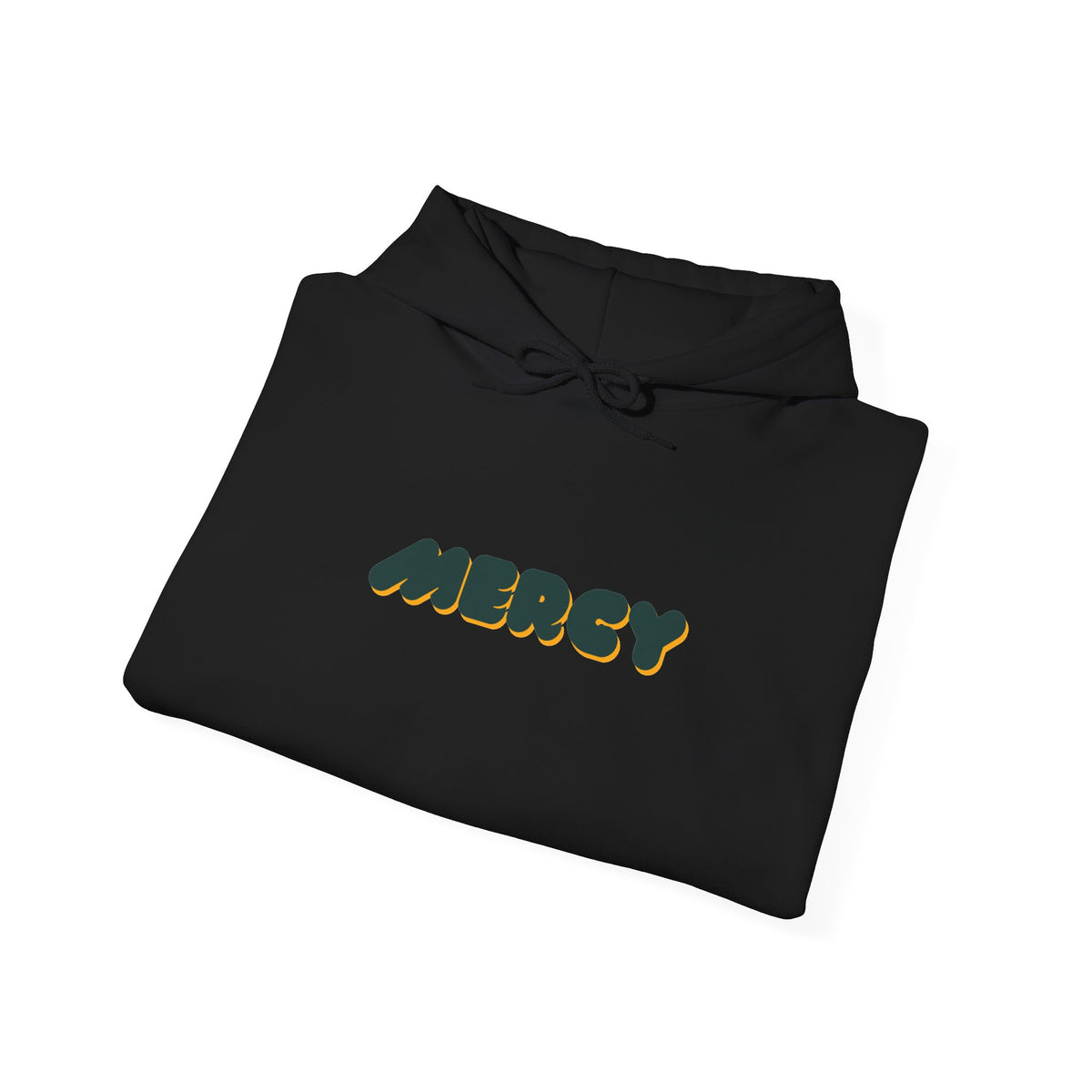 Mercy Retro Bubble Hoodie — Vintage-Inspired Mercy Graphic Sweatshirt