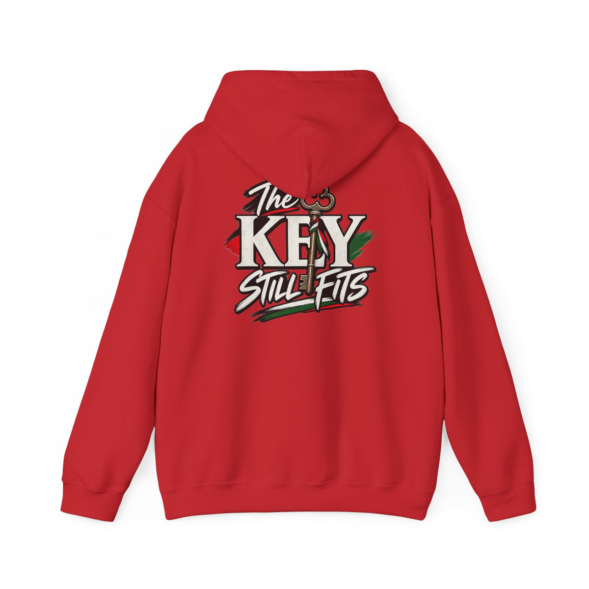 Hoodie — 'The Key Still Fits' Retro Script Logo Pullover