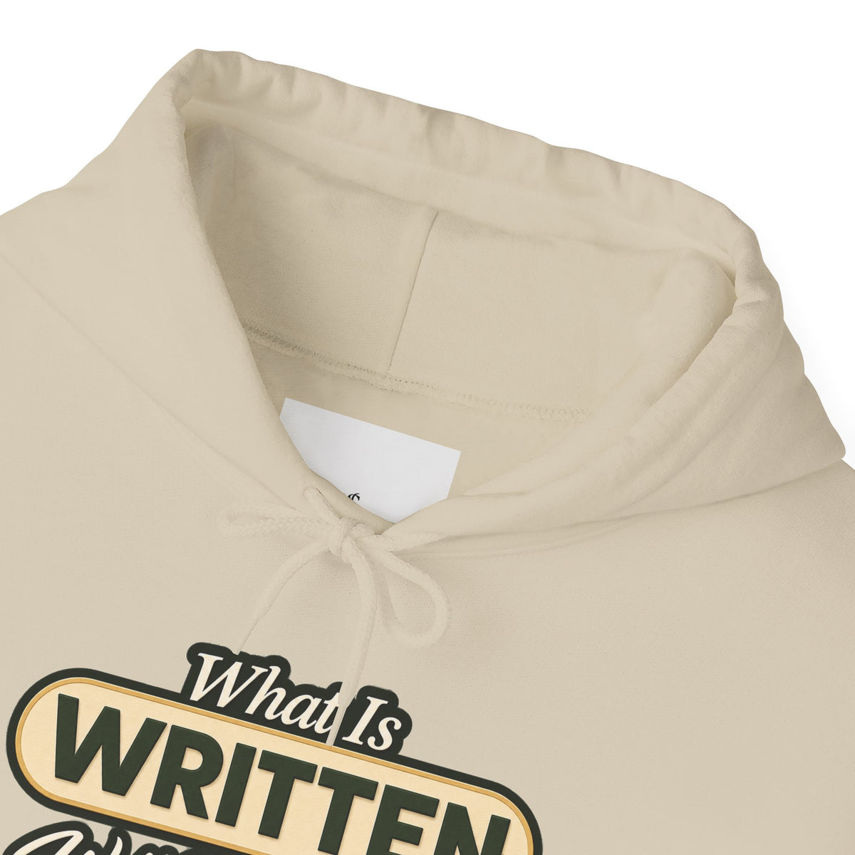 Inspirational "What Is Written Will Reach You" Hoodie — Religious Motivational Pullover