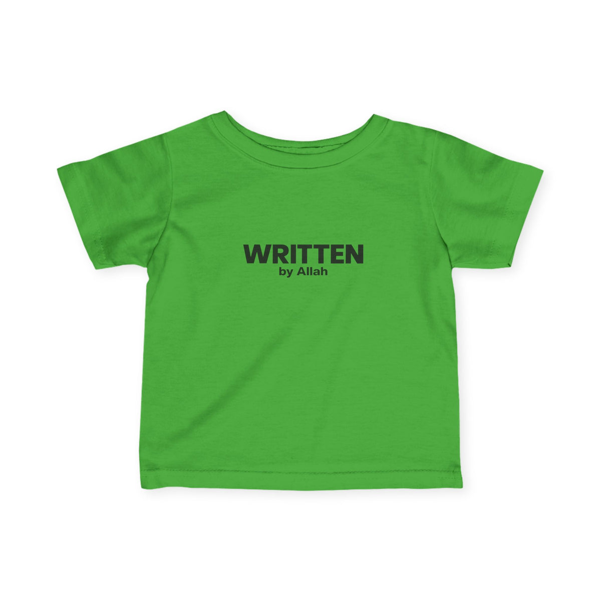Infant Tee - "WRITTEN by Allah" Minimal Islamic Baby Shirt
