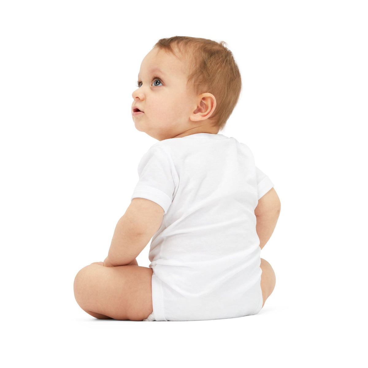 Infant One-Piece Bodysuit with Red Heart — Cute Baby Valentine or Everyday Gift