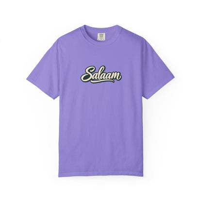 Salaam Script T-Shirt — Casual Islamic Greeting Tee