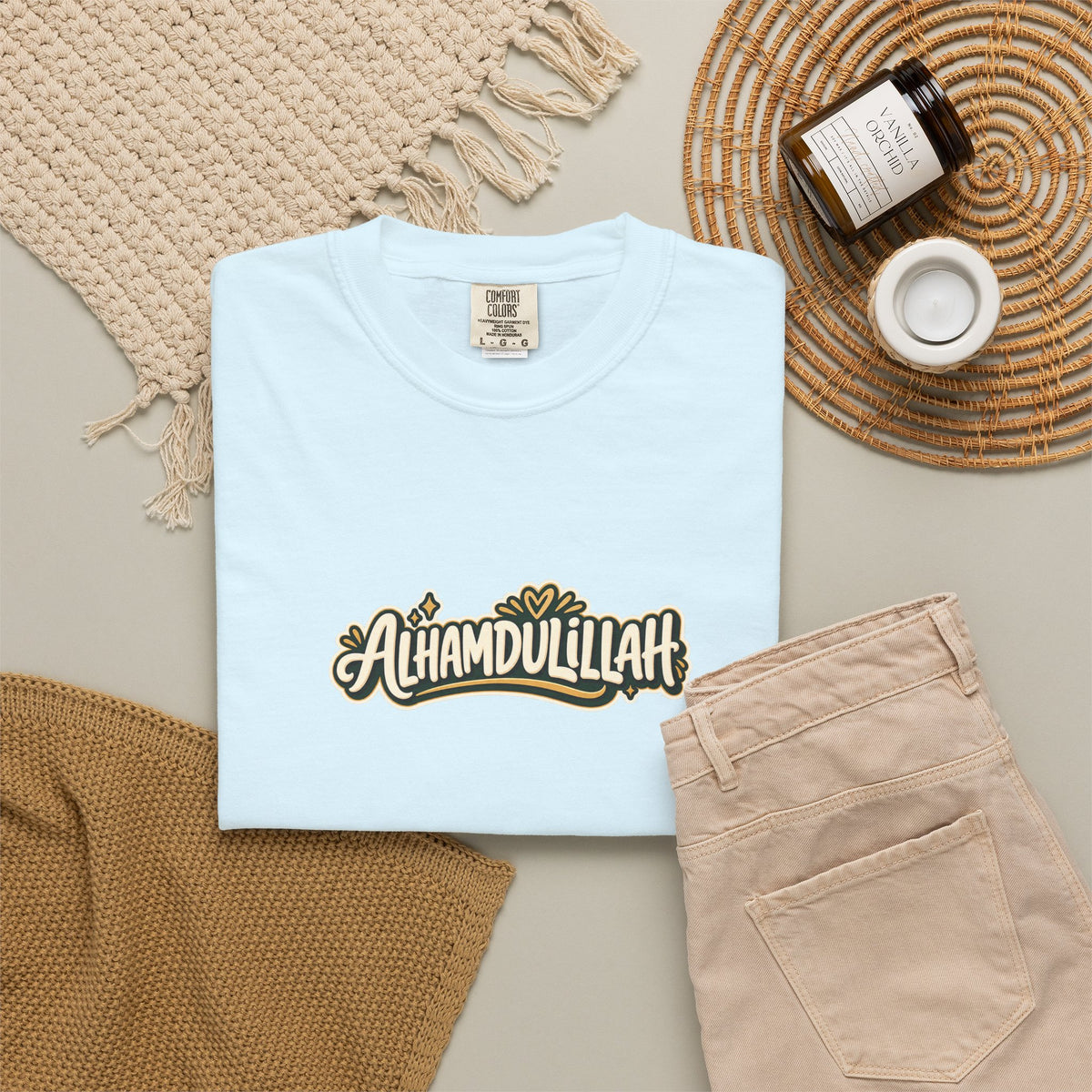 Alhamdulillah Script T-Shirt