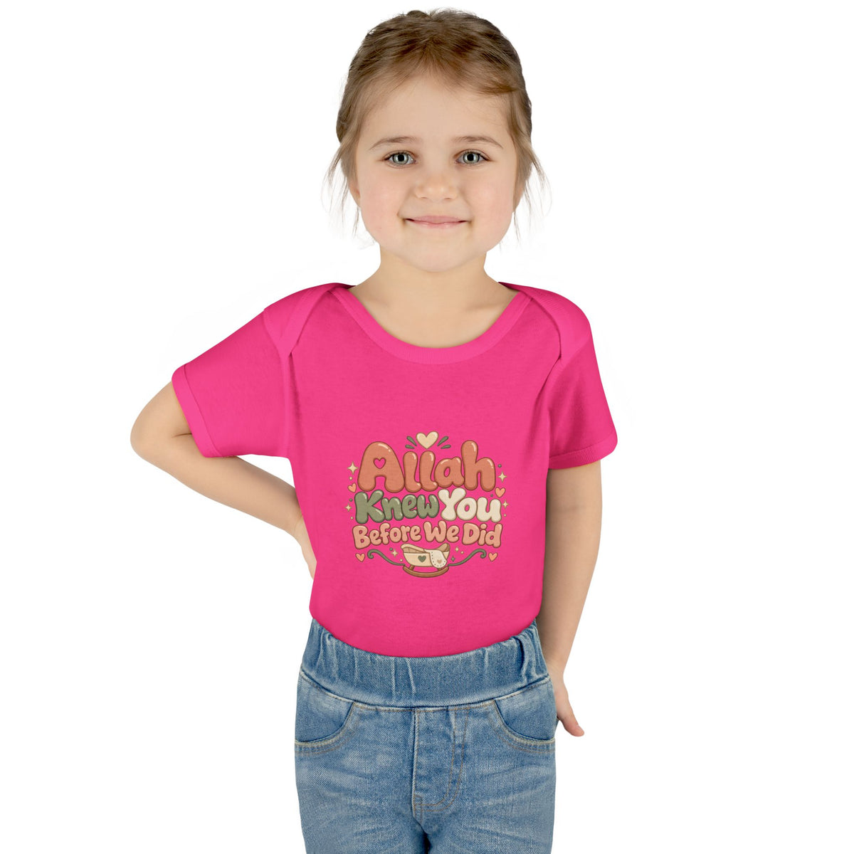 Infant Bodysuit – "Allah Knew You Before We Did" Muslim Baby Onesie