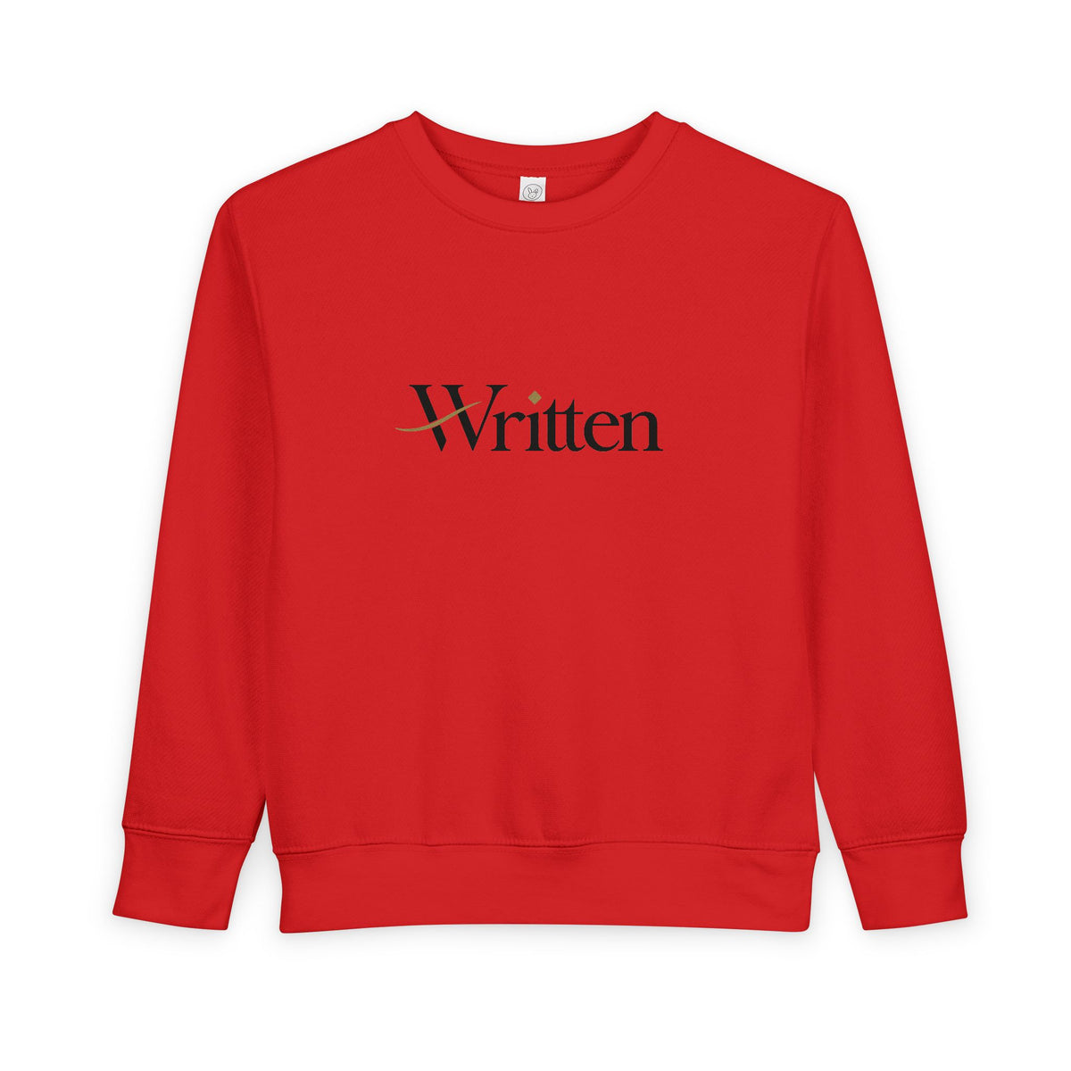 Toddler Sweatshirt "Written" – Cozy Neutral Kids Pullover