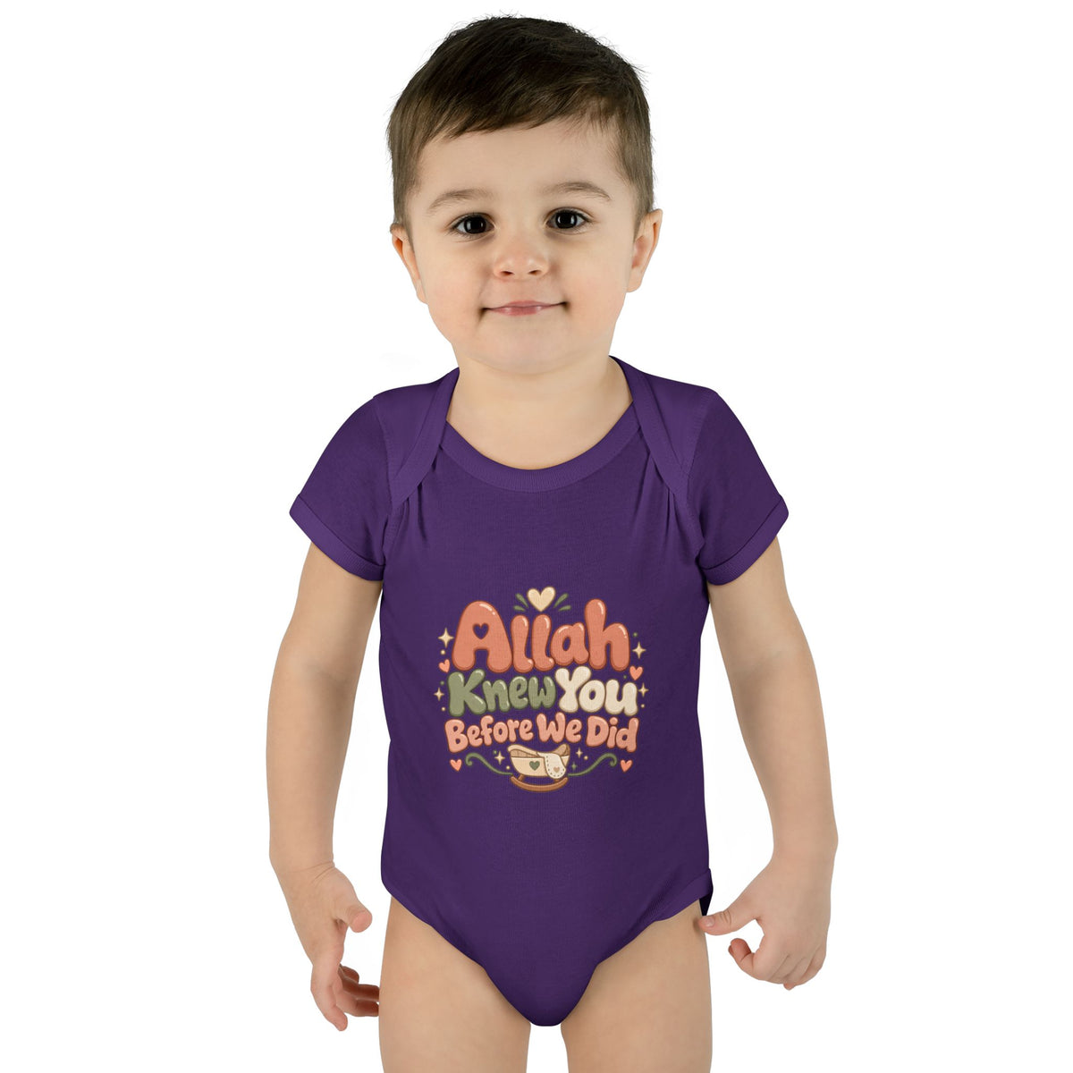 Infant Bodysuit – "Allah Knew You Before We Did" Muslim Baby Onesie