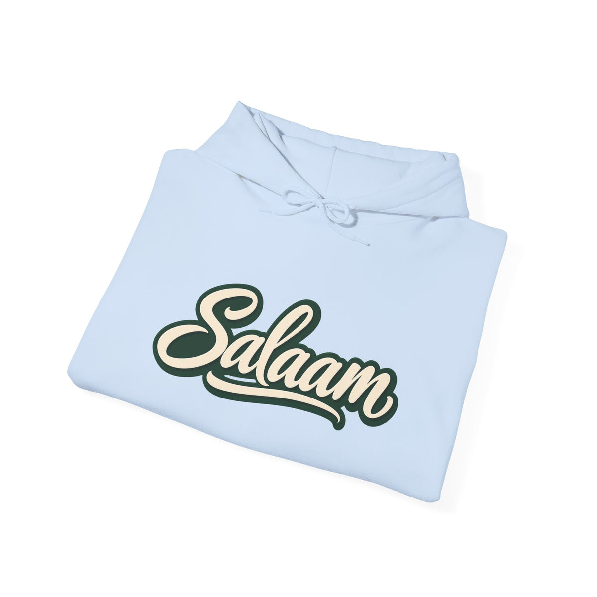 Salaam Hoodie — "Carry Peace Wherever You Go" Cozy Islamic Greeting Sweatshirt