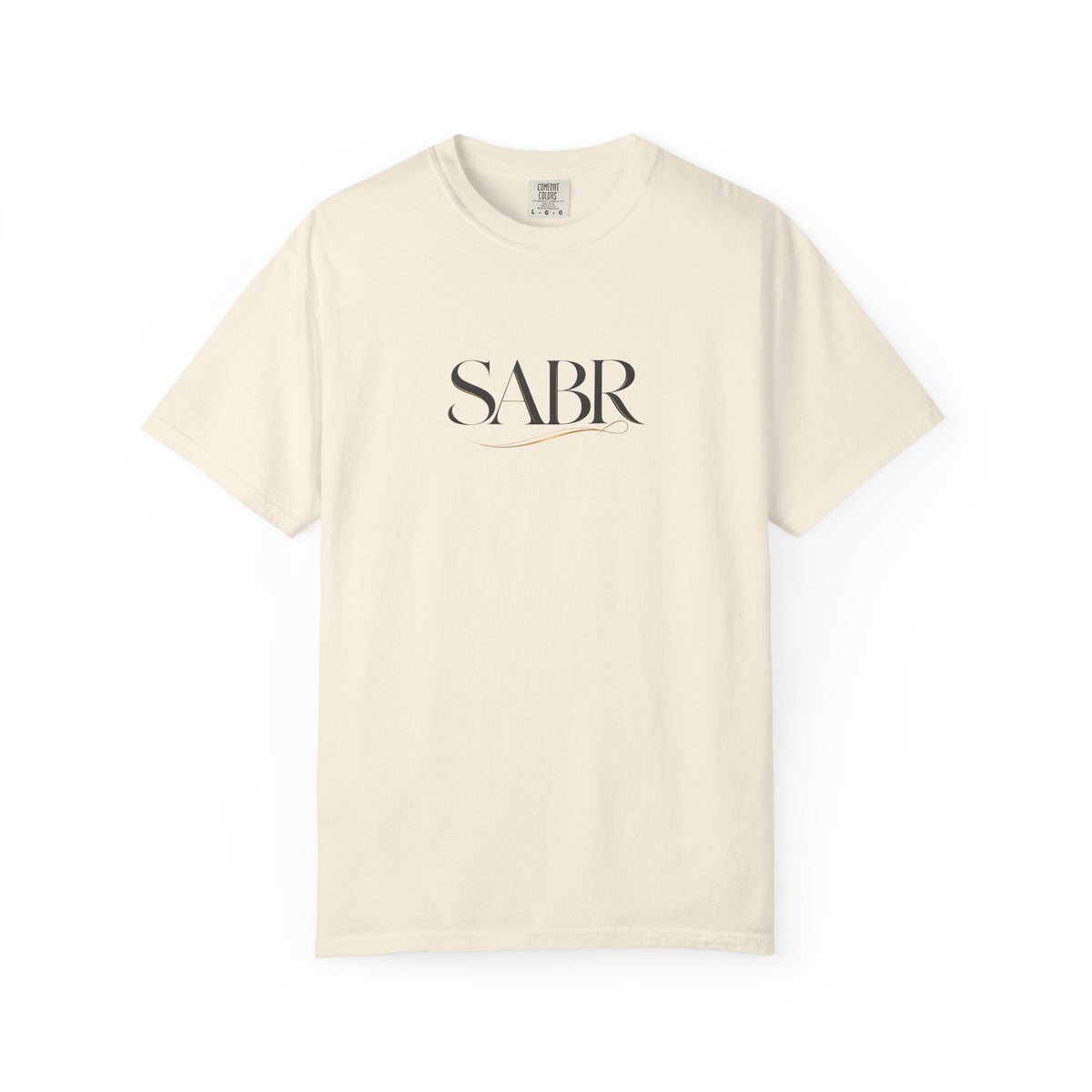 SABR Minimalist Script T-Shirt — Elegant Faith-Inspired Tee
