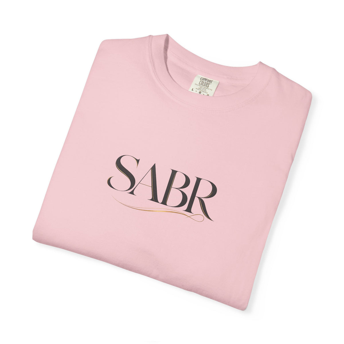 SABR Minimalist Script T-Shirt — Elegant Faith-Inspired Tee