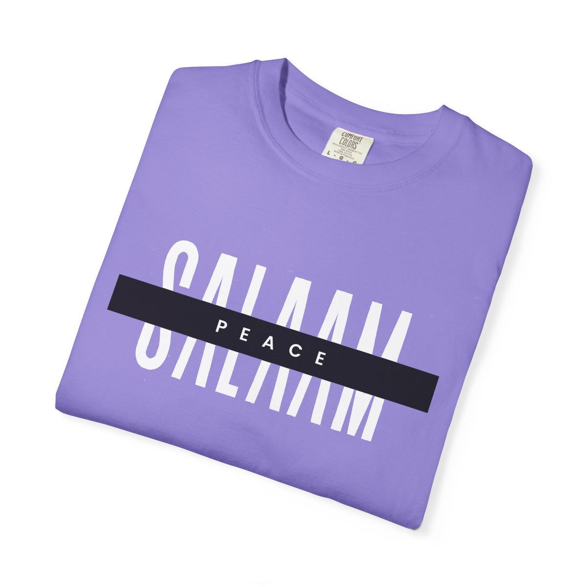 Salaam Peace T-Shirt — Minimal Islamic Greeting Tee