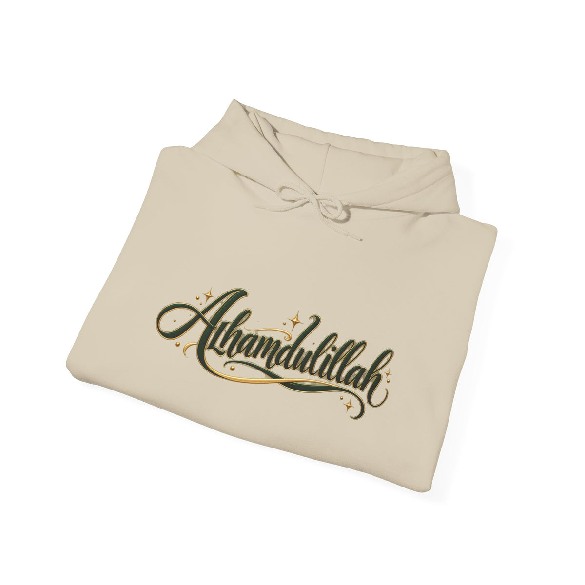 Alhamdulillah Hoodie — Script Faithful Comfort Sweatshirt