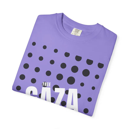 Free Gaza Dot Graphic T-Shirt