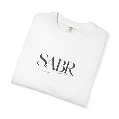 SABR Minimalist Script T-Shirt — Elegant Faith-Inspired Tee