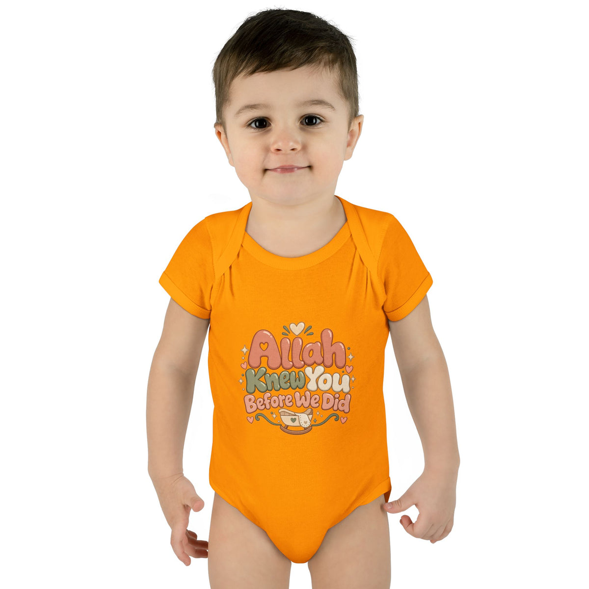 Infant Bodysuit – "Allah Knew You Before We Did" Muslim Baby Onesie