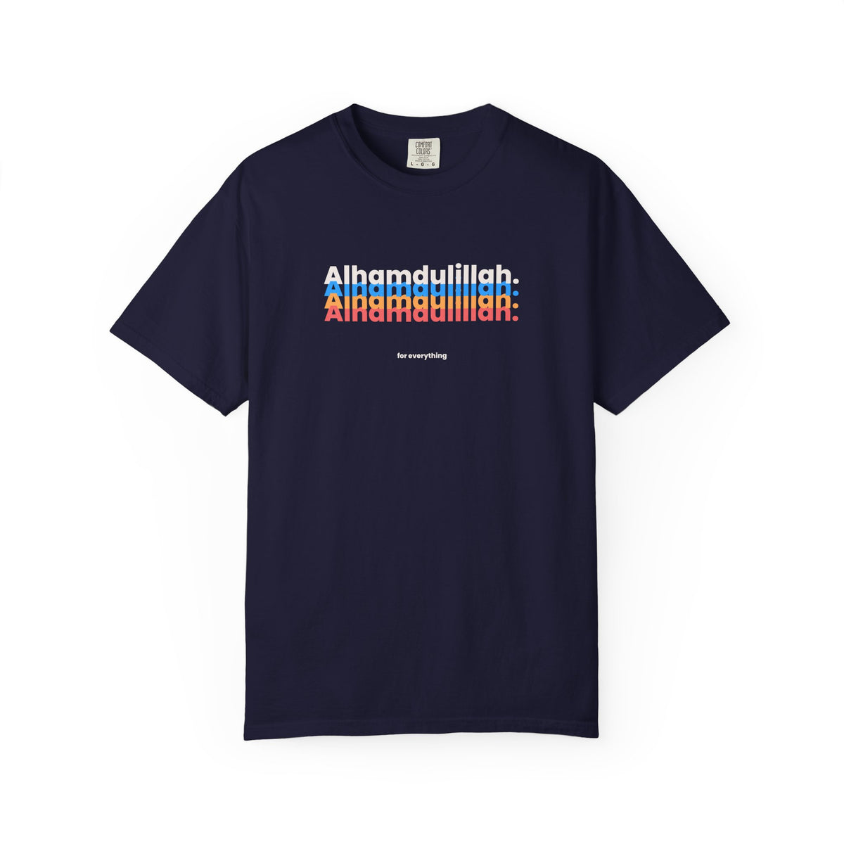Alhamdulillah Repeat Script T-Shirt — Faith-Inspired Casual Tee