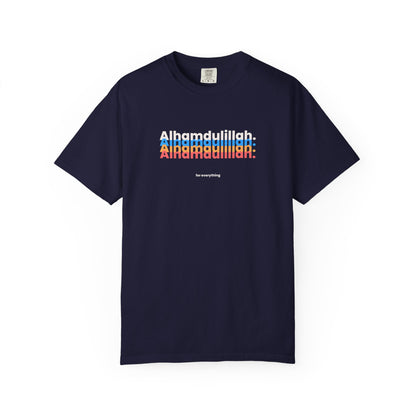 Alhamdulillah Repeat Script T-Shirt — Faith-Inspired Casual Tee
