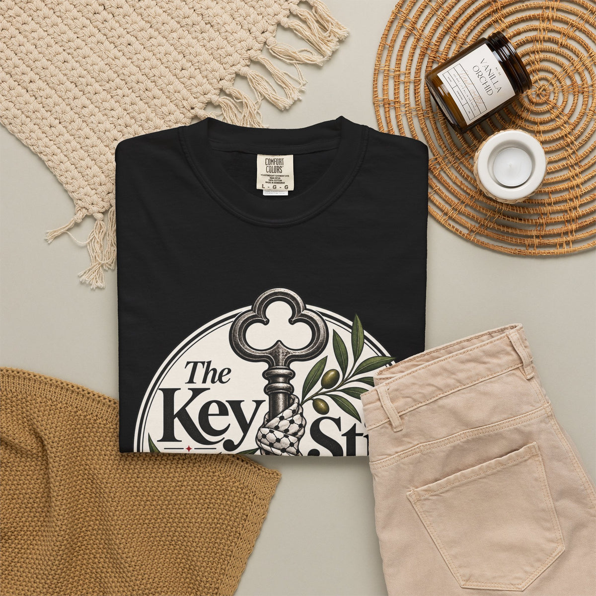 Key Still Fits T-Shirt — Vintage Skeleton Key Graphic Tee