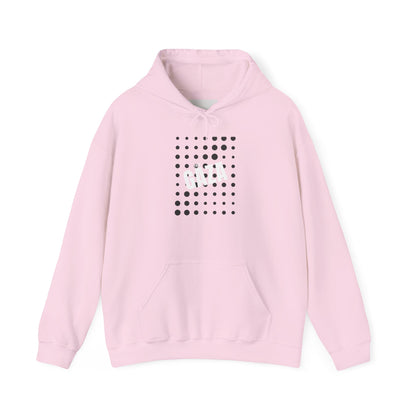 Gaza Solidarity Hoodie — Minimal Dot Grid Protest Sweatshirt