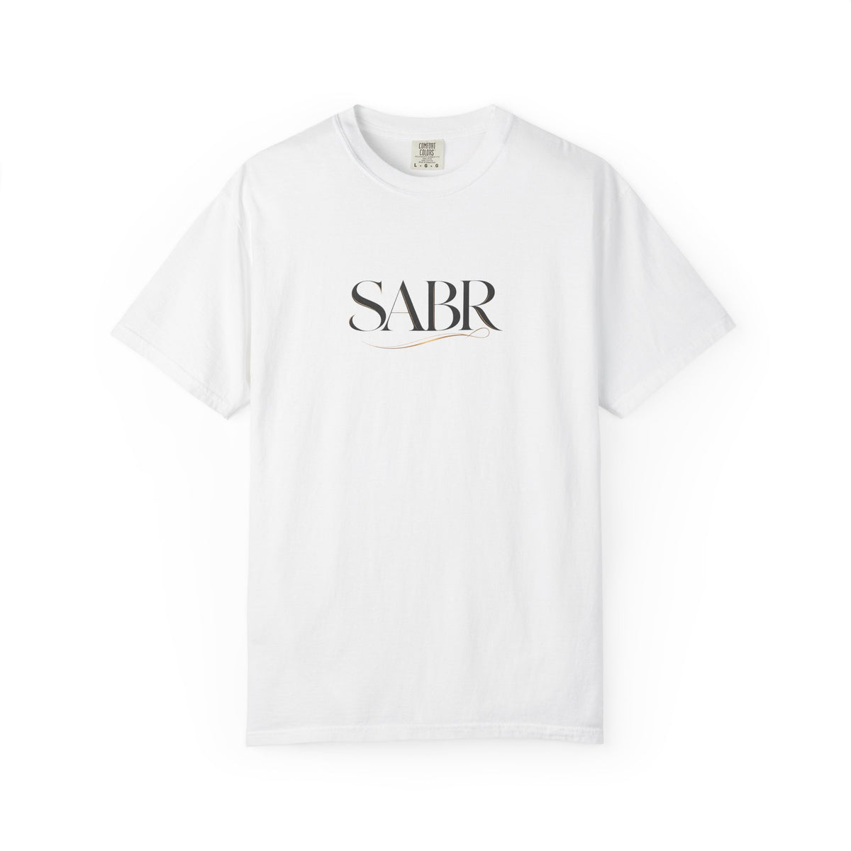 SABR Minimalist Script T-Shirt — Elegant Faith-Inspired Tee