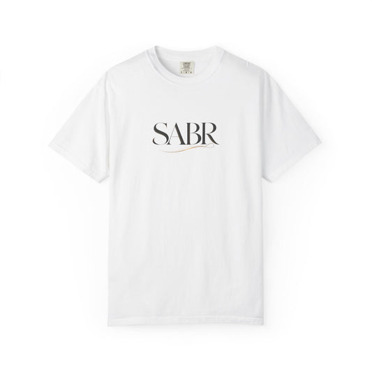 SABR Minimalist Script T-Shirt — Elegant Faith-Inspired Tee