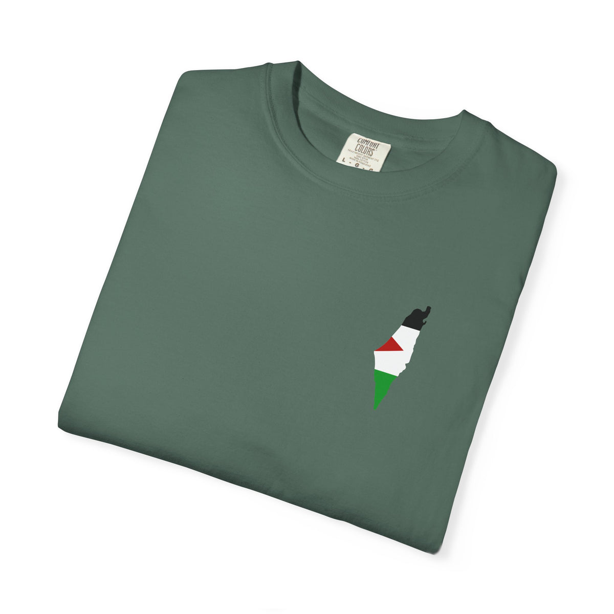 Palestine Map T-Shirt — Minimal Solidarity Tee