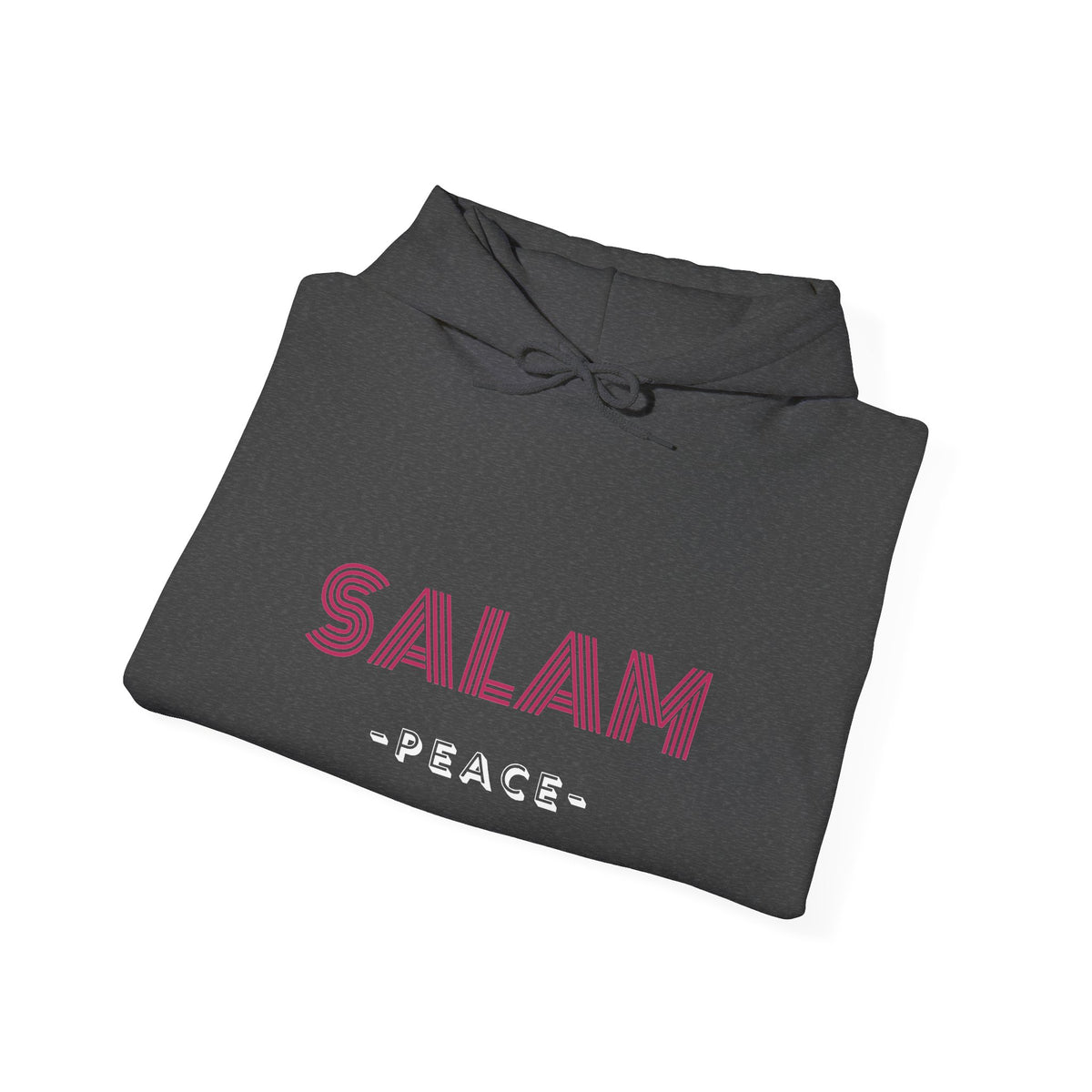 Salam Peace Hoodie — 'SALAM' Typography Peaceful Message Sweatshirt