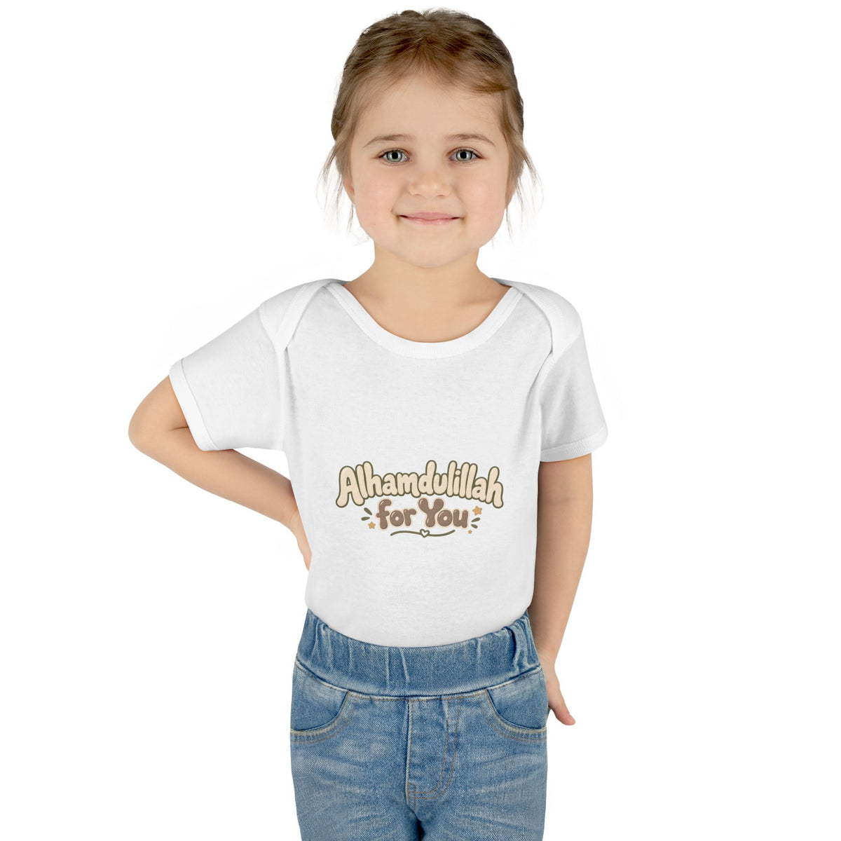 “Alhamdulillah for You” Baby Bodysuit — Newborn Islamic Celebration Onesie