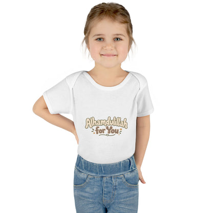 “Alhamdulillah for You” Baby Bodysuit — Newborn Islamic Celebration Onesie
