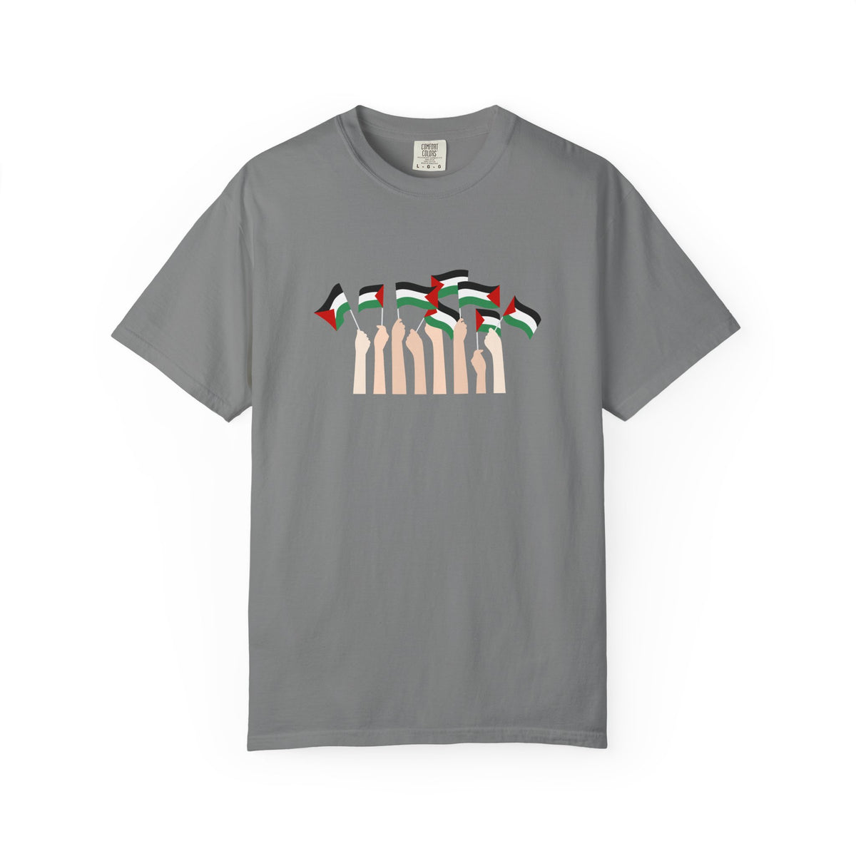 Palestine Flags T-Shirt — Minimal Graphic Tee