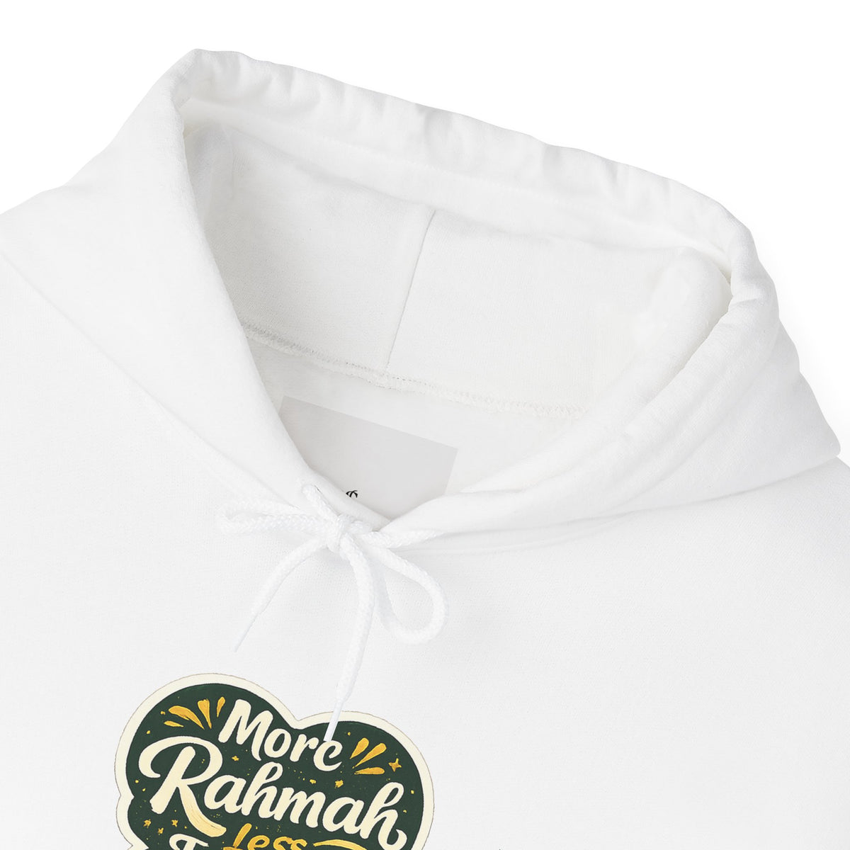 Hoodie — “More Rahmah Less Judgment” Inspirational Islamic Comfort Hoodie