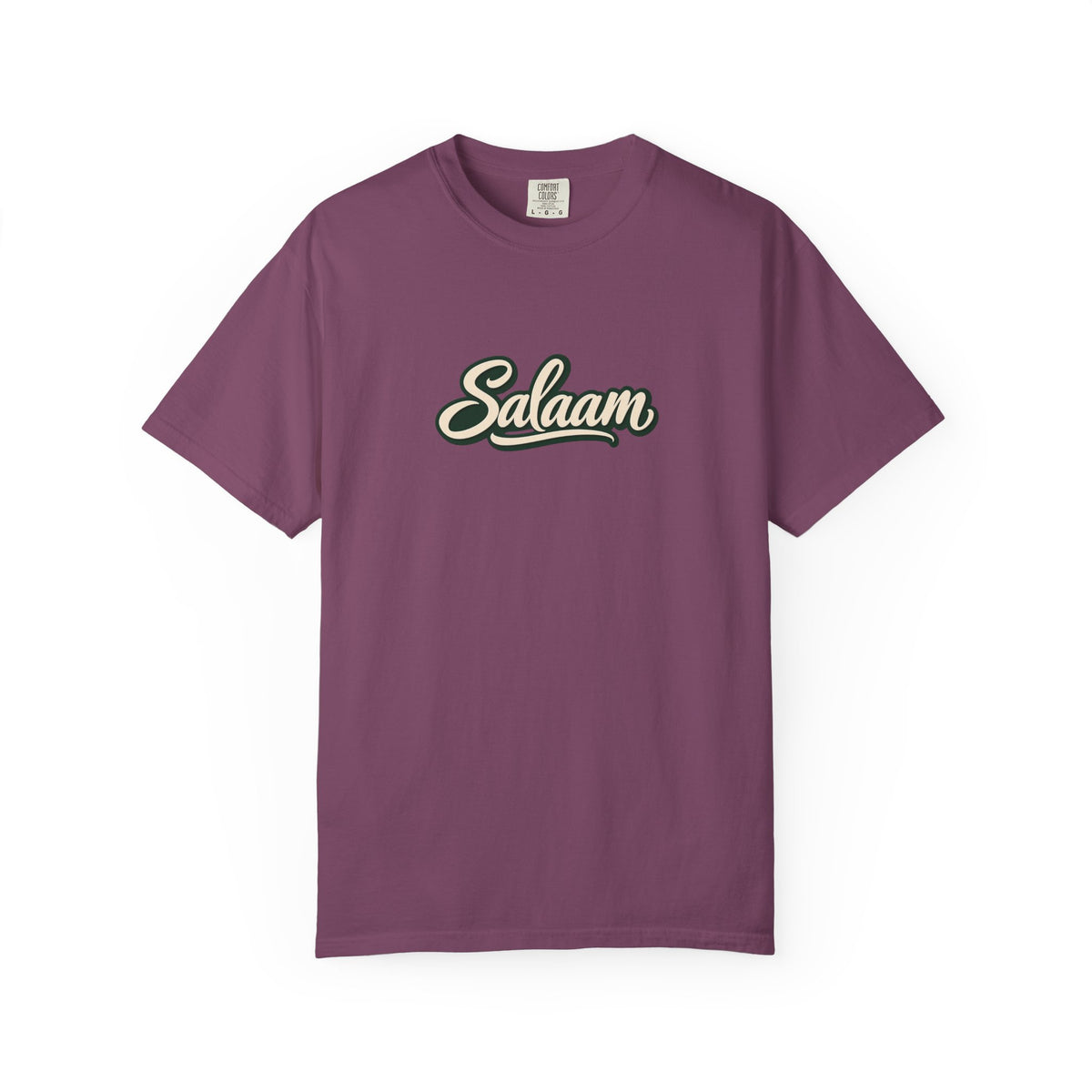 Salaam Script T-Shirt — Casual Islamic Greeting Tee