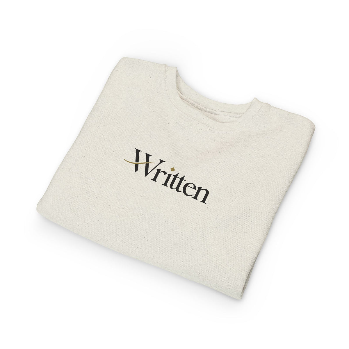 Toddler Sweatshirt "Written" – Cozy Neutral Kids Pullover