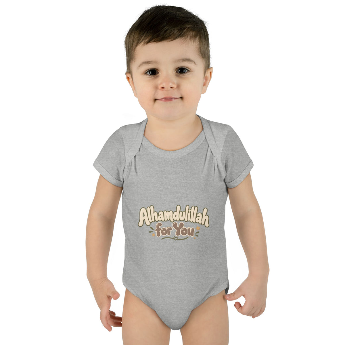 “Alhamdulillah for You” Baby Bodysuit — Newborn Islamic Celebration Onesie