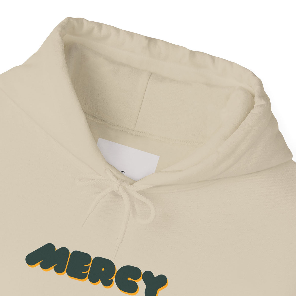 Mercy Retro Bubble Hoodie — Vintage-Inspired Mercy Graphic Sweatshirt