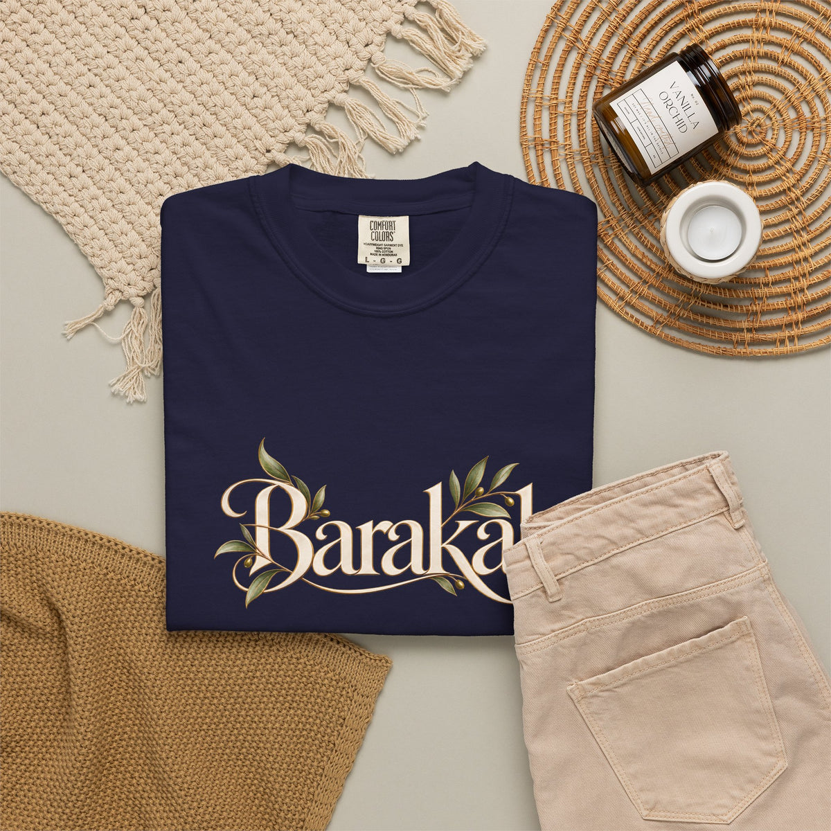 Barakah Floral Script T-Shirt