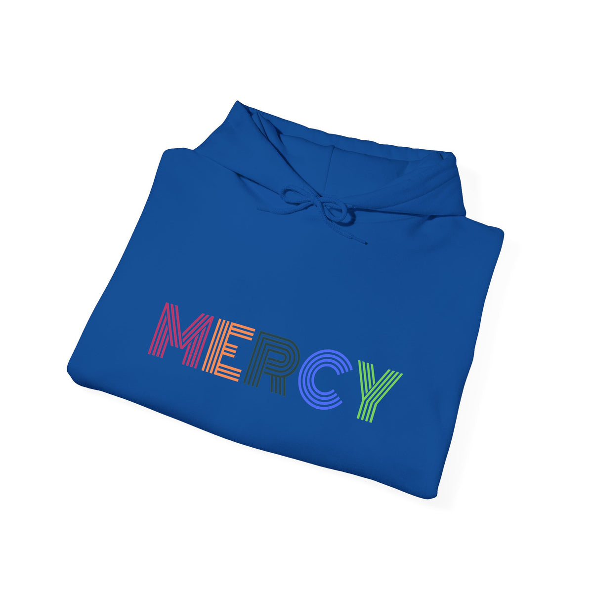 Mercy Hoodie — Colorful Mercy Graphic Hooded Sweatshirt