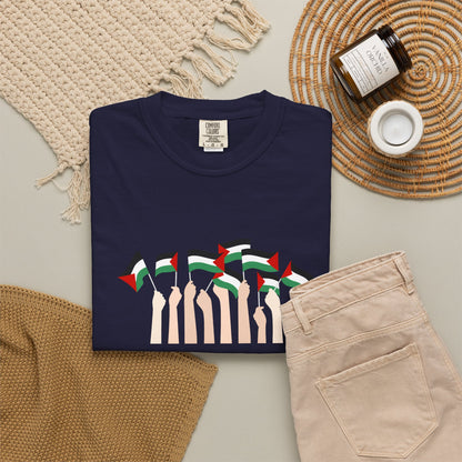 Palestine Flags T-Shirt — Minimal Graphic Tee