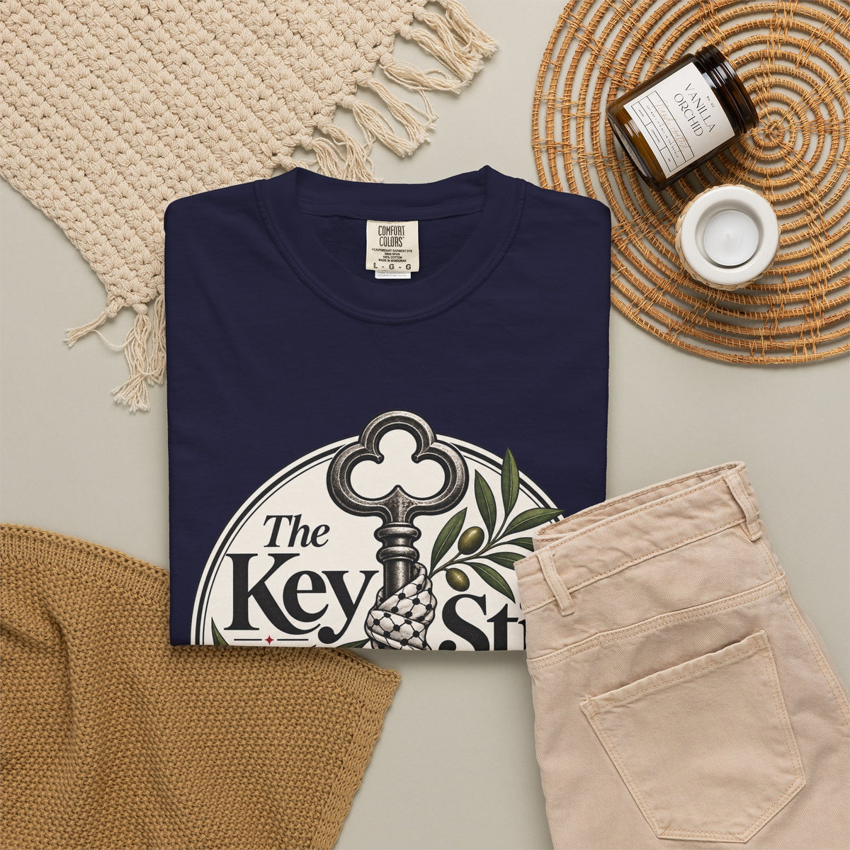 Key Still Fits T-Shirt — Vintage Skeleton Key Graphic Tee