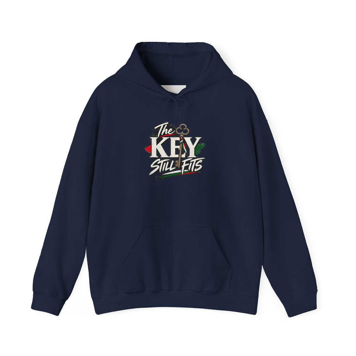 Hoodie — 'The Key Still Fits' Retro Script Logo Pullover