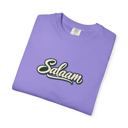 Salaam Script T-Shirt — Casual Islamic Greeting Tee
