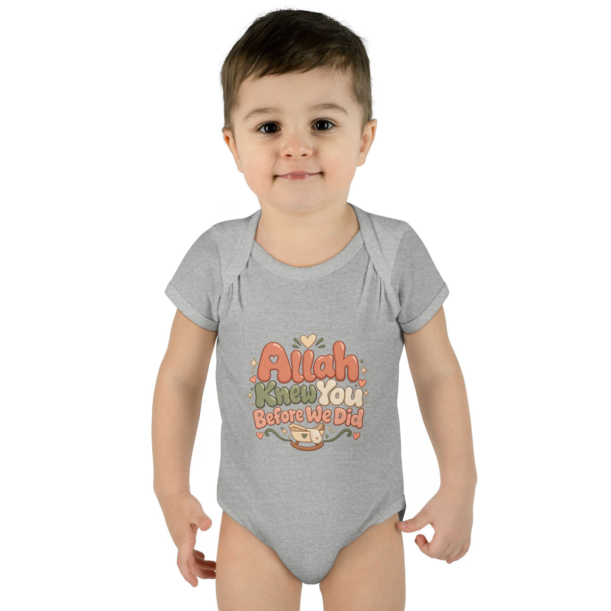 Infant Bodysuit – "Allah Knew You Before We Did" Muslim Baby Onesie