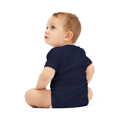 Infant One-Piece Bodysuit with Red Heart — Cute Baby Valentine or Everyday Gift